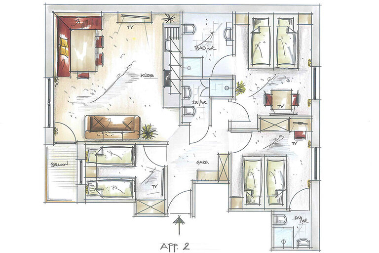 Floor Plan Apartment No. 2
